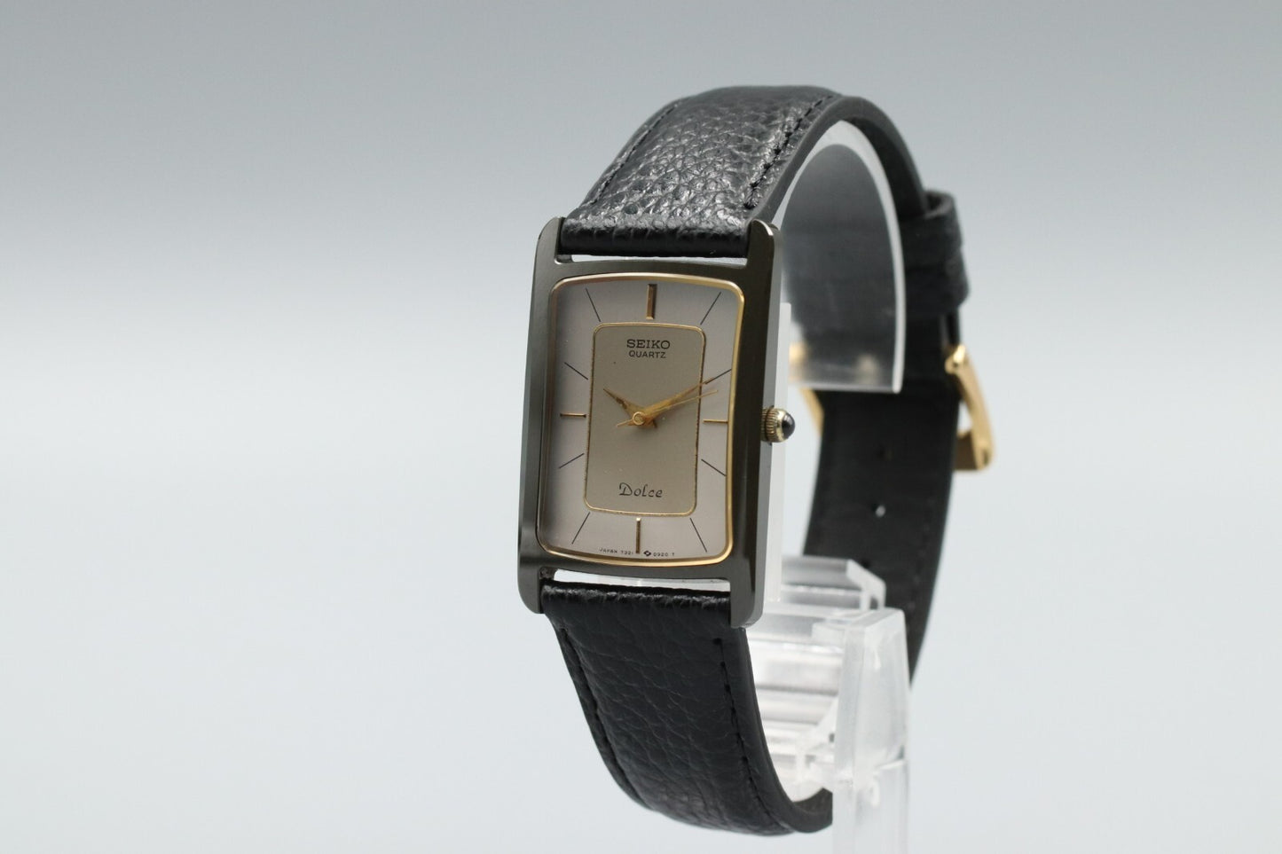 *MINT* Vintage SEIKO Dolce 7321-5490 Quartz White Dial Square Mens Watch JAPAN