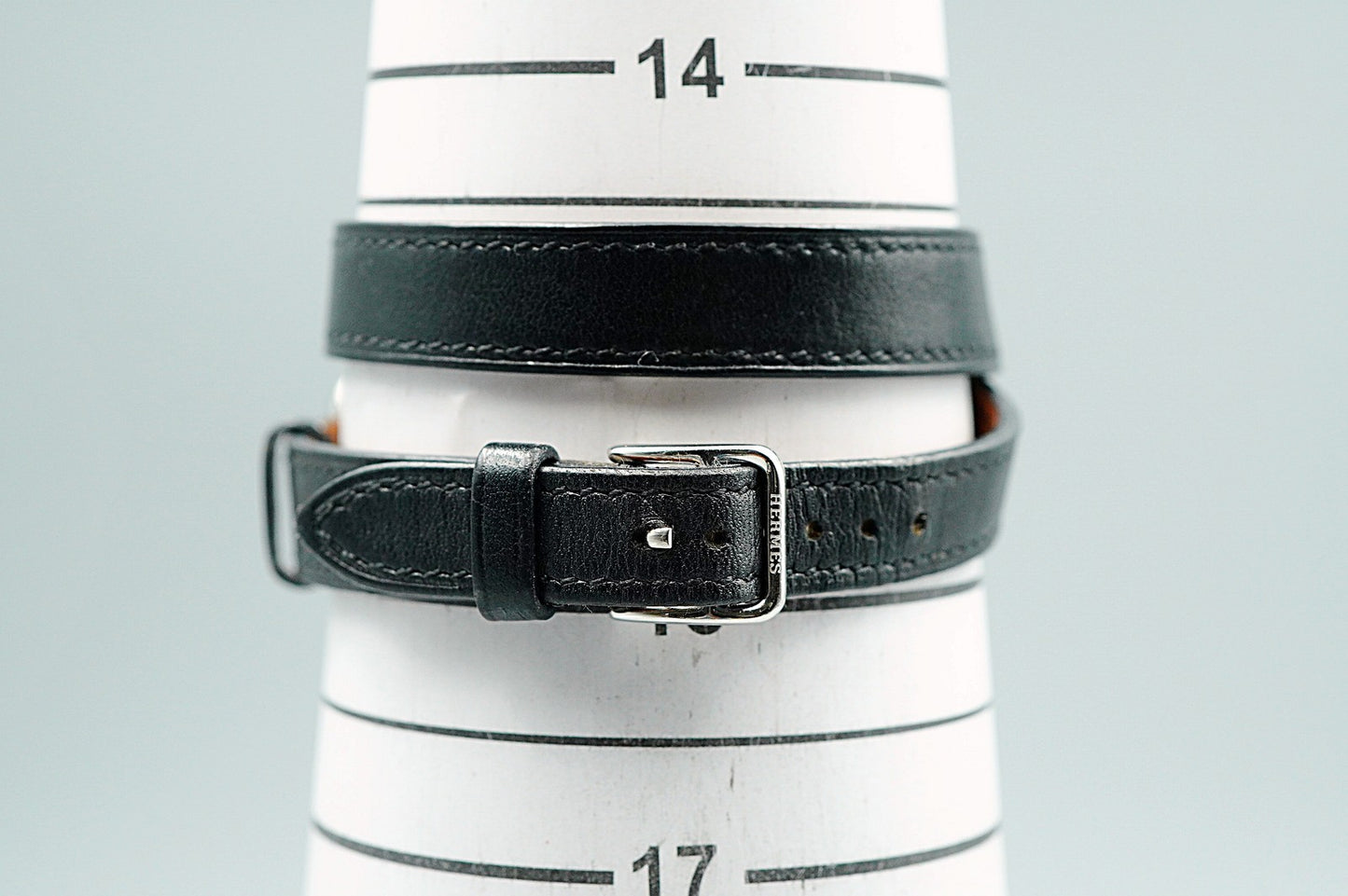 *NEAR MINT* HERMES Cape Cod CC3-210 Quartz Silver Rectangle 20mm Women Watch