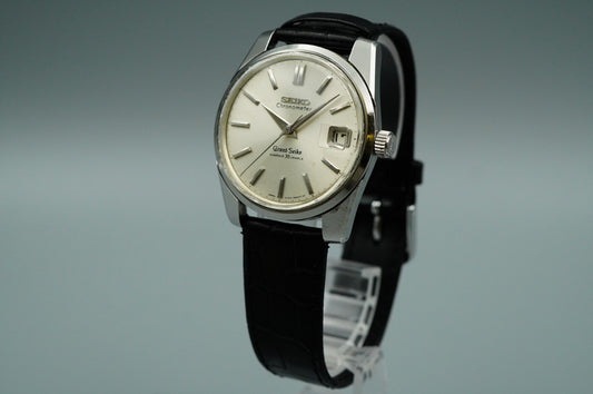 Exc+5 1960s SEIKO GRAND SEIKO 43999 Hand Winding Silver Round 36mm Mens Watch