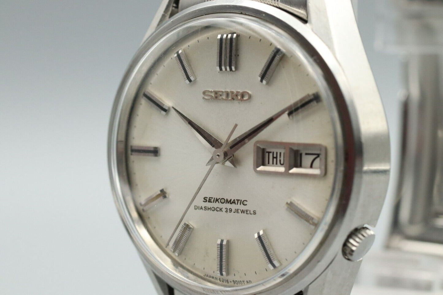 Vintage 1967 *N MINT* SEIKO 6216-9000 SEIKOMATIC WEEKDATER 39Jewels Automatic JP