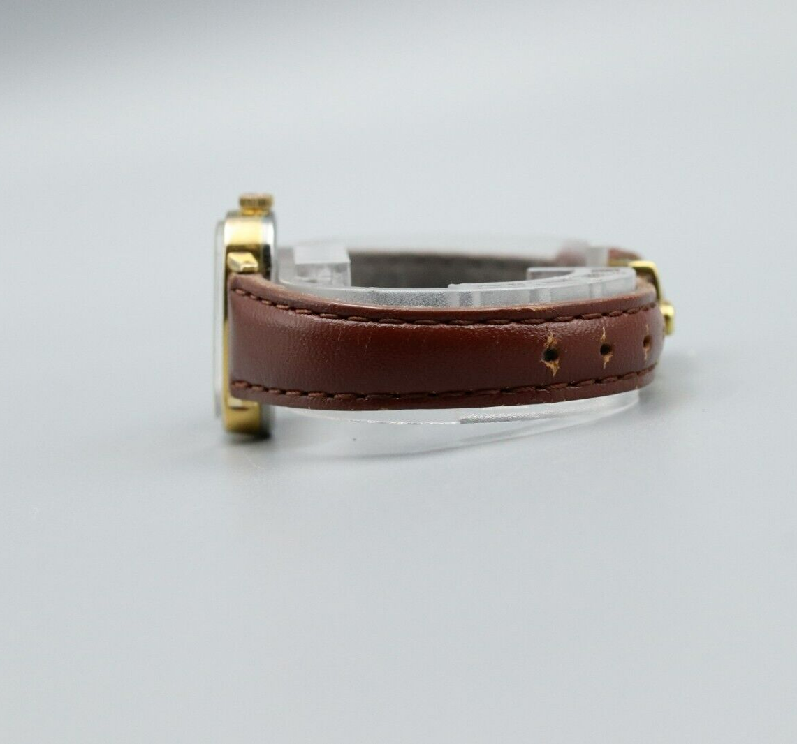 *NEAR MINT* Vintage OMEGA Cal.625 Hand Winding Gold Dial Rectangle Women Watch
