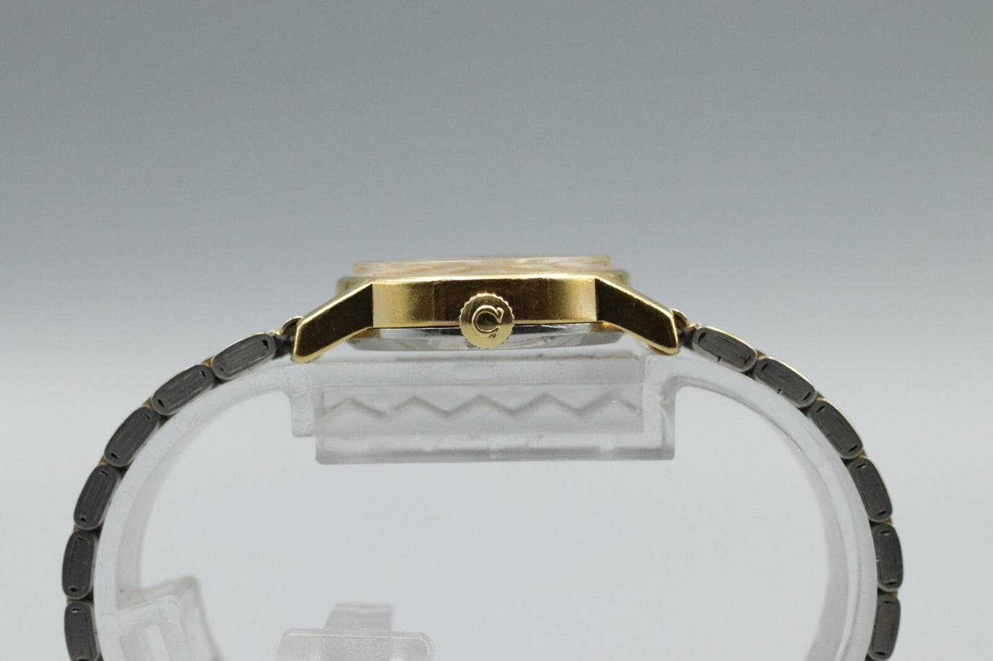 *N MINT* Vintage OMEGA De Ville Cal.625 Hand Winding Gold Dial Round Women Watch