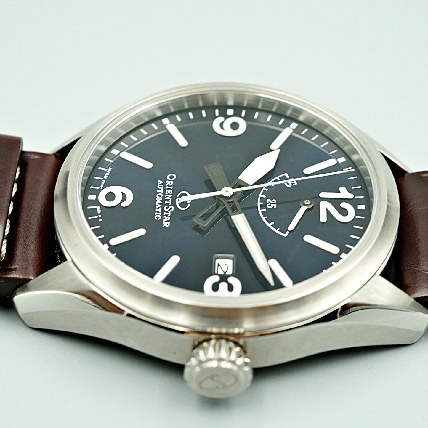**TOP MINT** Orient Star Epson RE-AU0207L00B Blue Automatic Men's Watch JAPAN