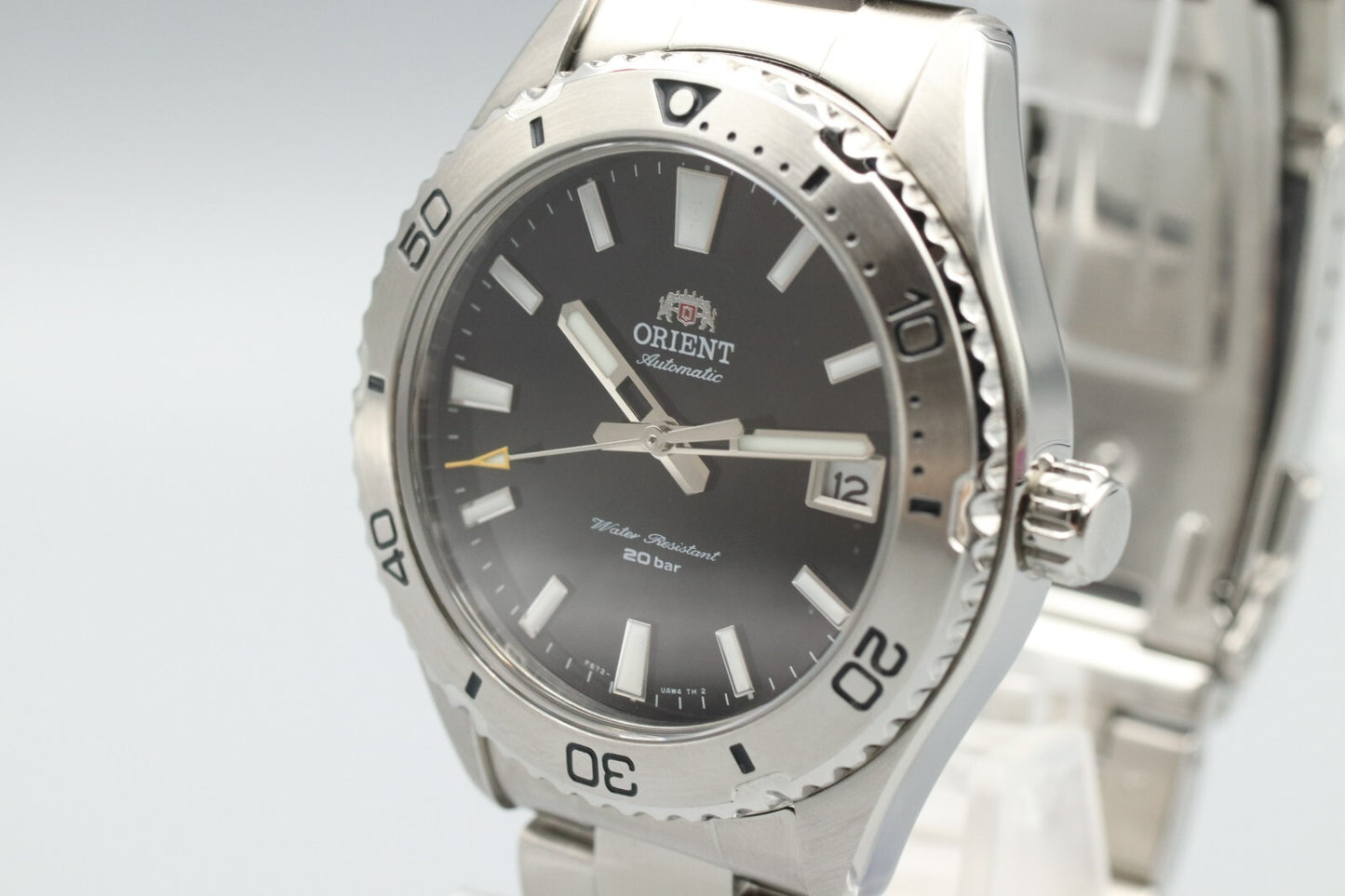 *UNUSED* Orient Mako40 RN-AC0Q01B Black Dial Automatic Diver Watch From JAPAN