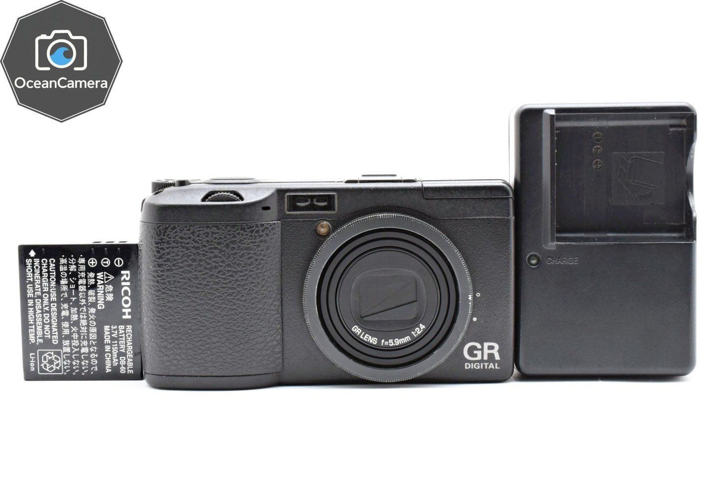 Shot957 *NEAR MINT* Ricoh GR Digital 8.1MP Digital Camera 5.9mm F/2.4 Lens JAPAN