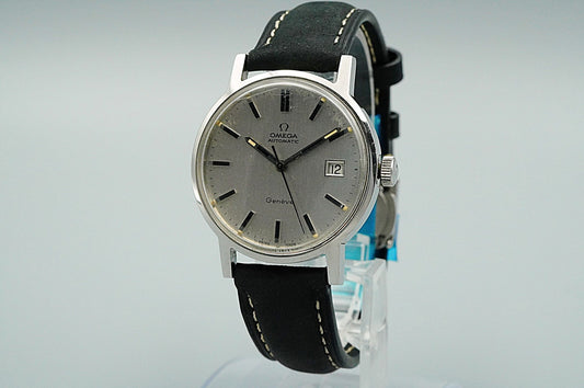 *Working for As-is* Vintage OMEGA Geneve Automatic Silver Dial 35mm Mens Watch