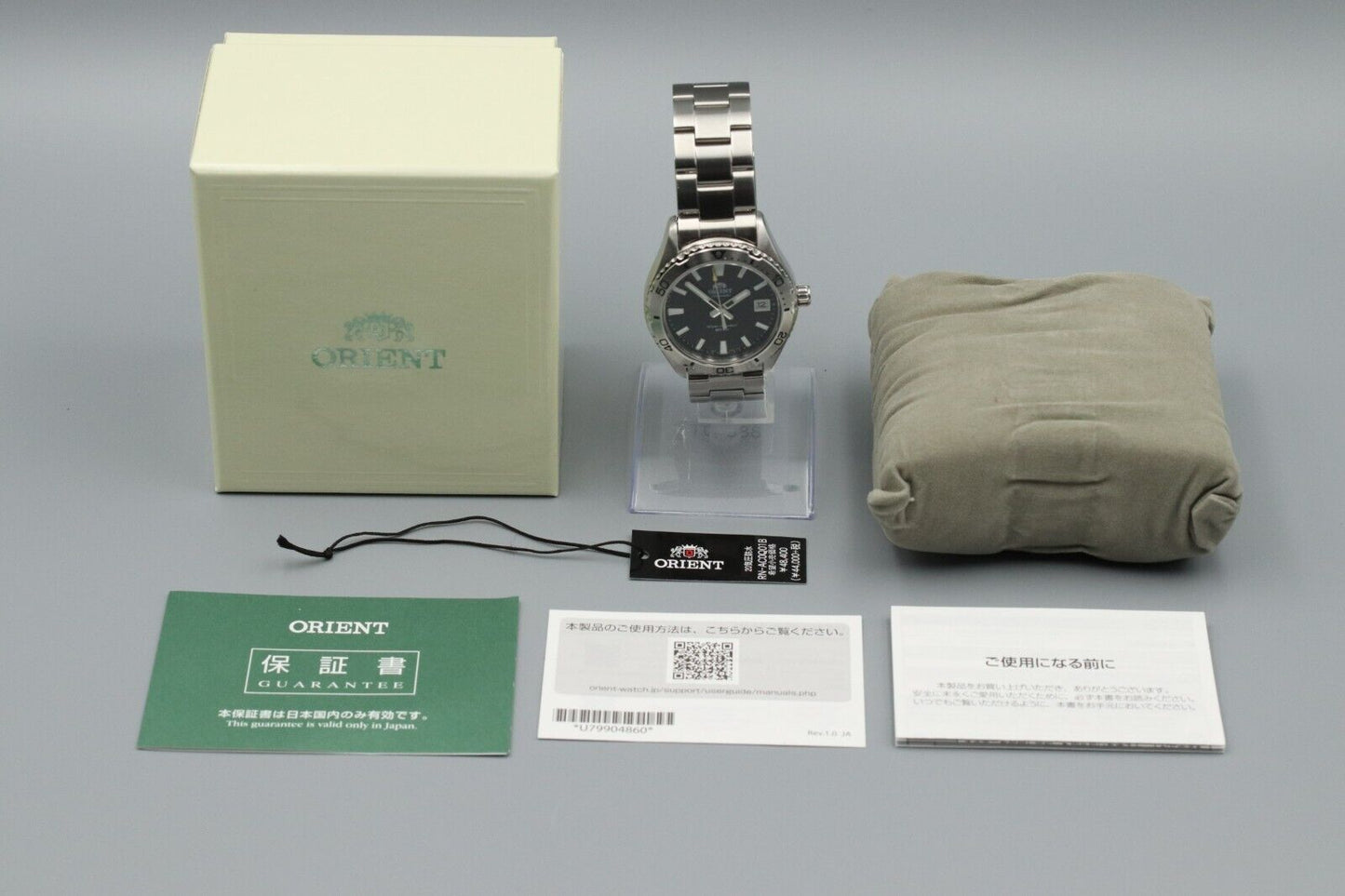 *TOP MINT* Orient Mako 40 RN-AC0Q01B Black Dial Automatic Diver Watch From JAPAN
