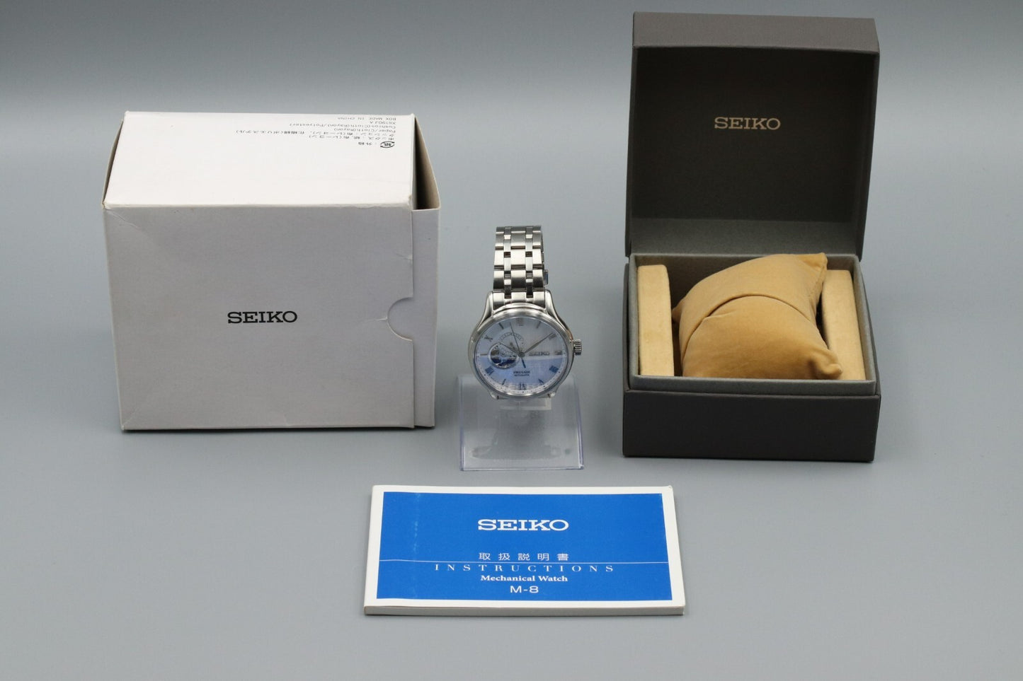 *MINT Box* SEIKO Presage 4R39-00W0 Automatic White Dial Mens Watch From JAPAN