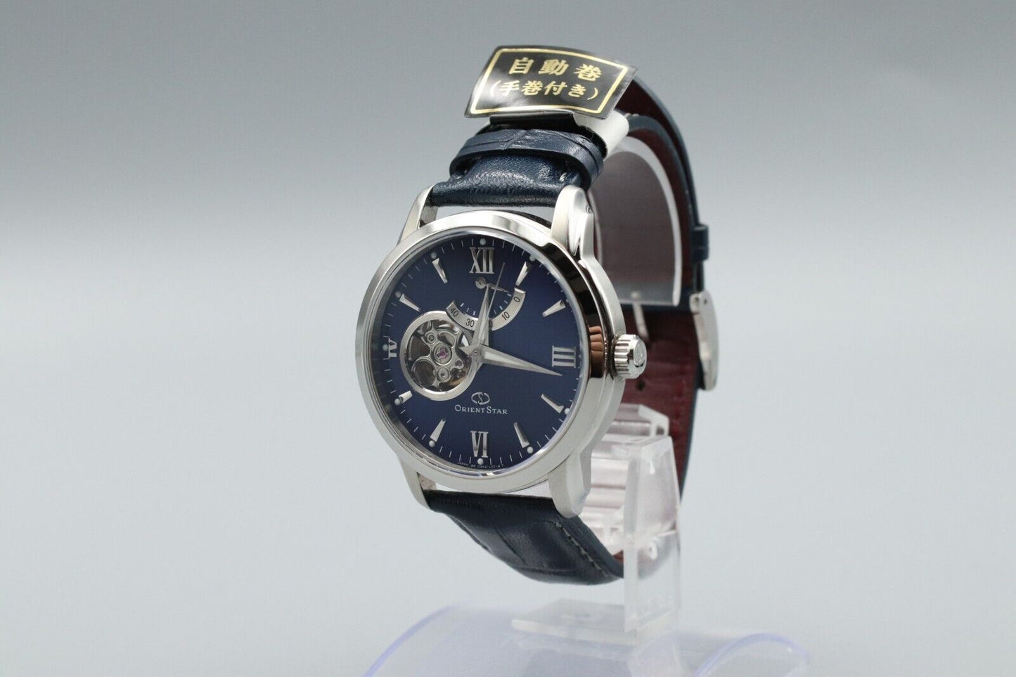 *almost UNUSED* ORIENT Star DA02-C0-B Automatic Blue Dial Mens Watch From JAPAN