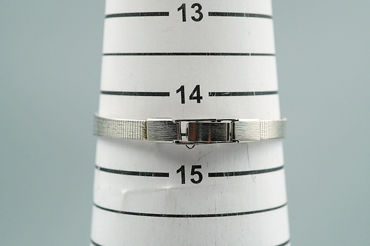 *Exc+5* Vintage 1972 SEIKO 01-3360 Hand Winding Silver Oval 16mm Women Watch