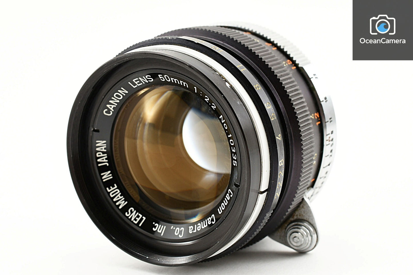 *Near MINT* Canon 50mm F/2.2 Lens for Leica L39 Screw Mount LTM From JAPAN