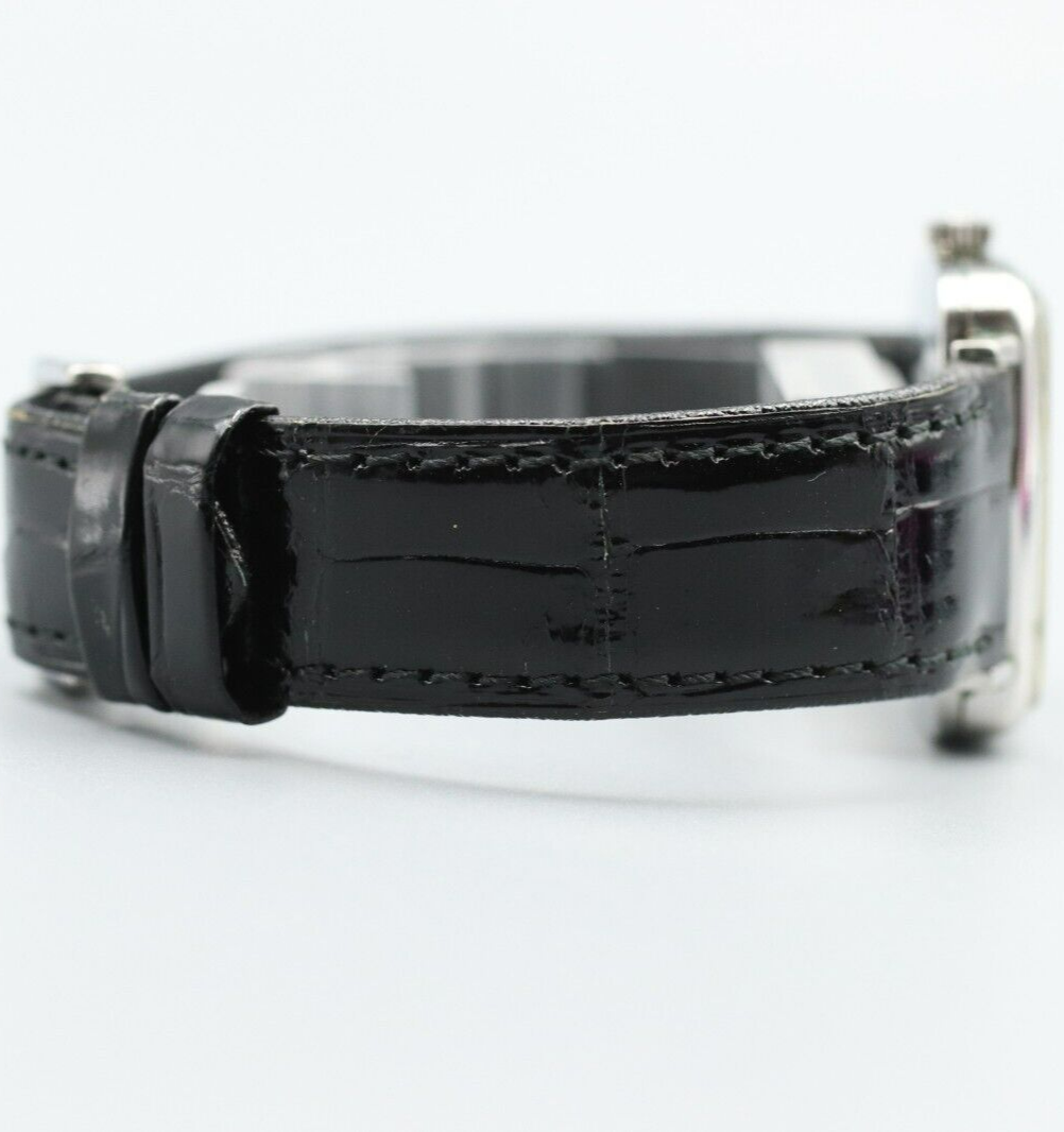 *Exc+5* Vintage OMEGA Geneve Cal.625 Hand Winding Silver Dial Square Women Watch