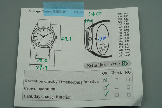 *NEAR MINT* SEIKO MECHANICAL 6R15-01S0 AT Blue Dial Round 40mm Mens Watch