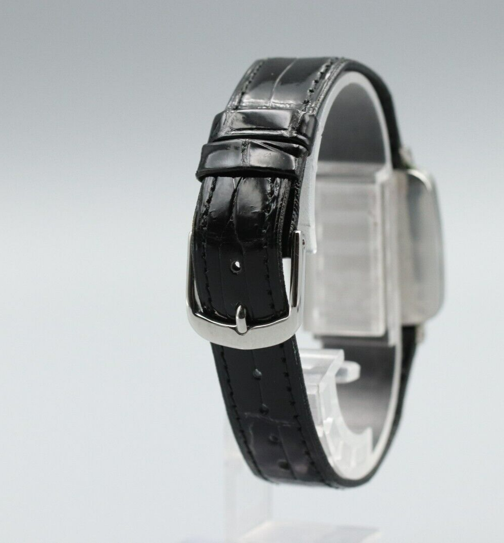 *Exc+5* Vintage OMEGA Geneve Cal.625 Hand Winding Silver Dial Square Women Watch