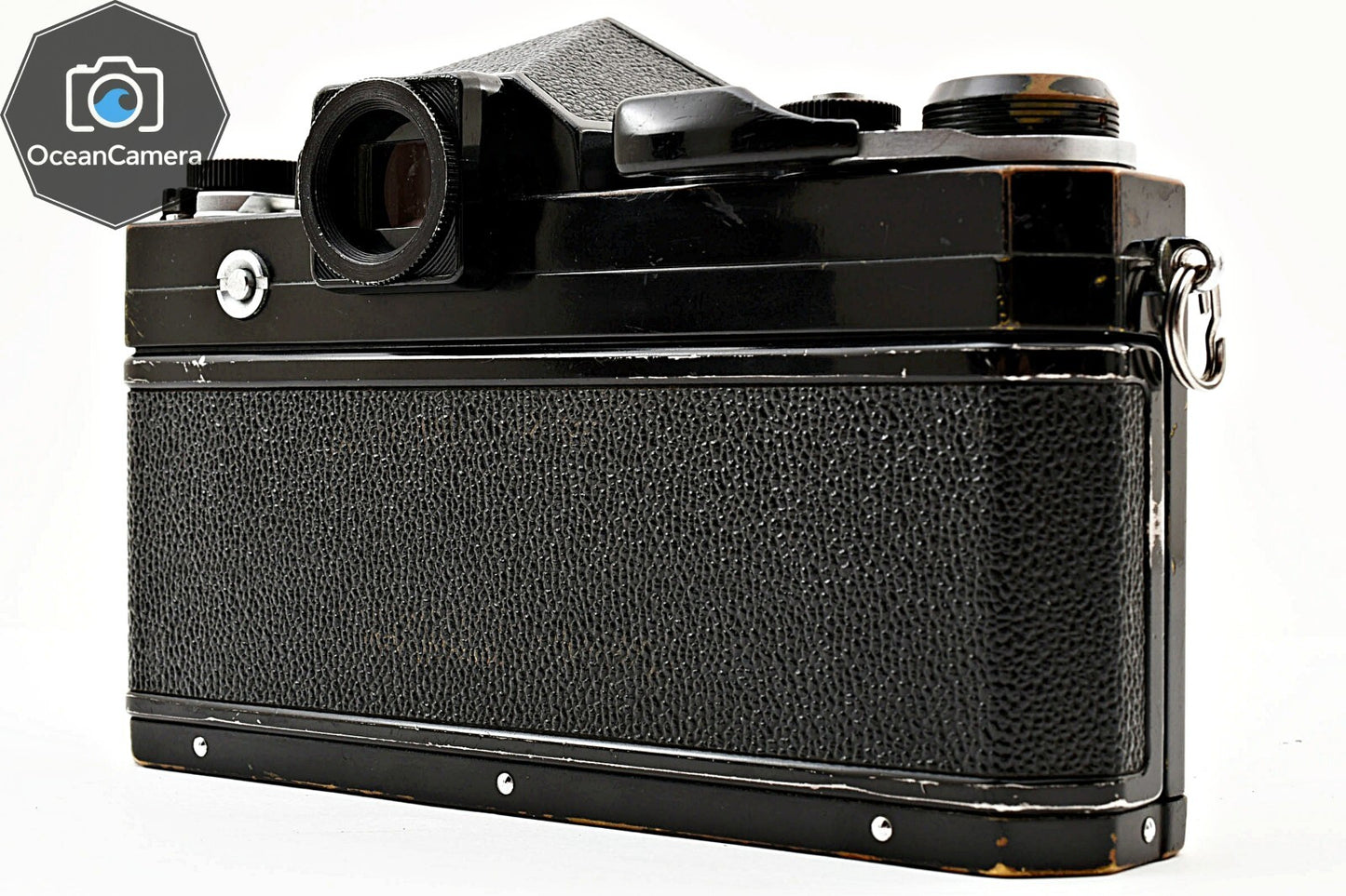 SN739xxxx *Exc+5* Nikon F Eye Level Apollo Black 35mm SLR Film Camera Body JAPAN
