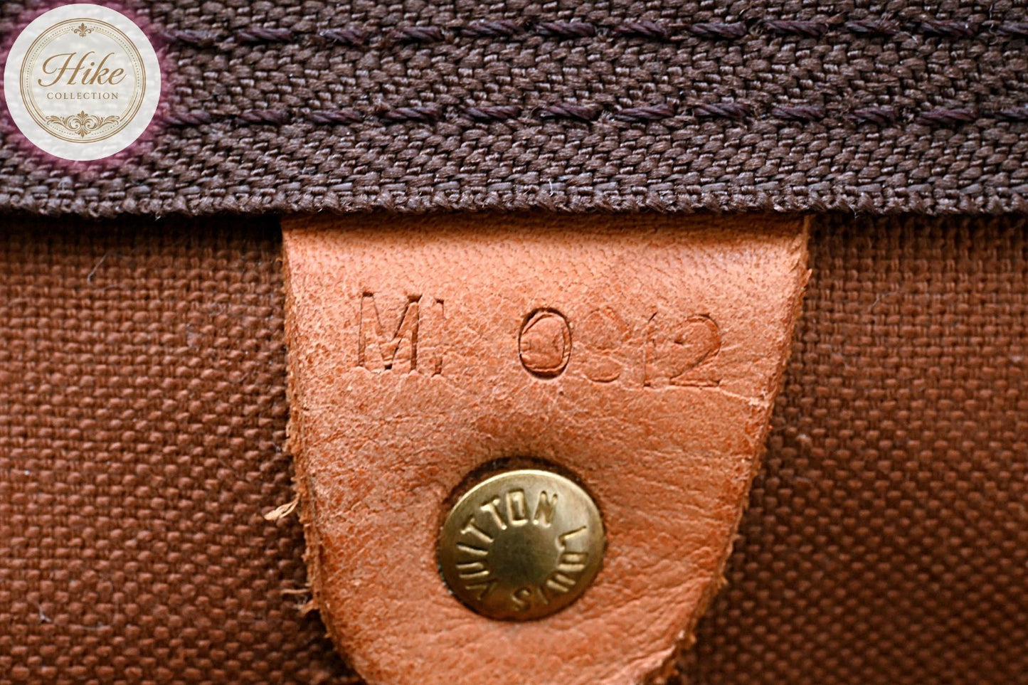 Louis Vuitton Keepall 55 Monogram Brown Boston Bag M41424 Authentic Condition AB