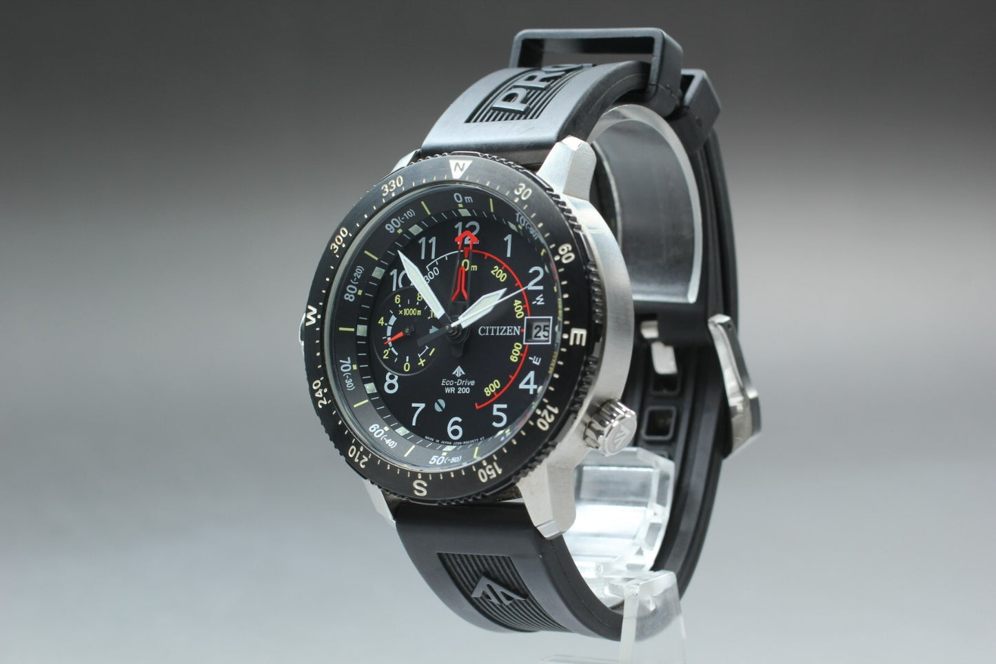 **MINT** Citizen Promaster J280-R008455 Date Eco Drive Solar Mens Watch JAPAN