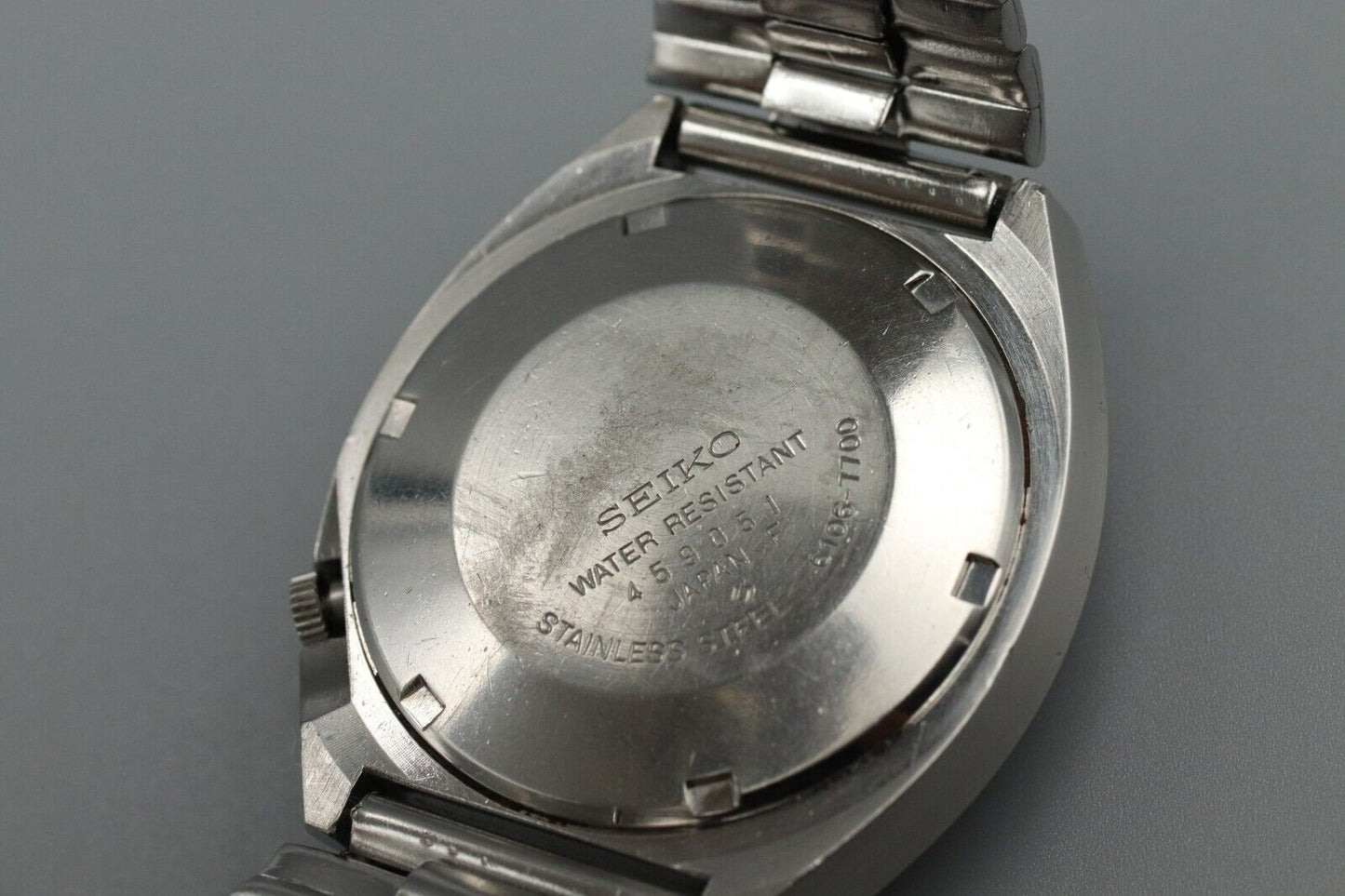1974/5 Vintage Seiko 5 Actus 6106-7700 Watch Automatic Khaki Dial Day Date 23J