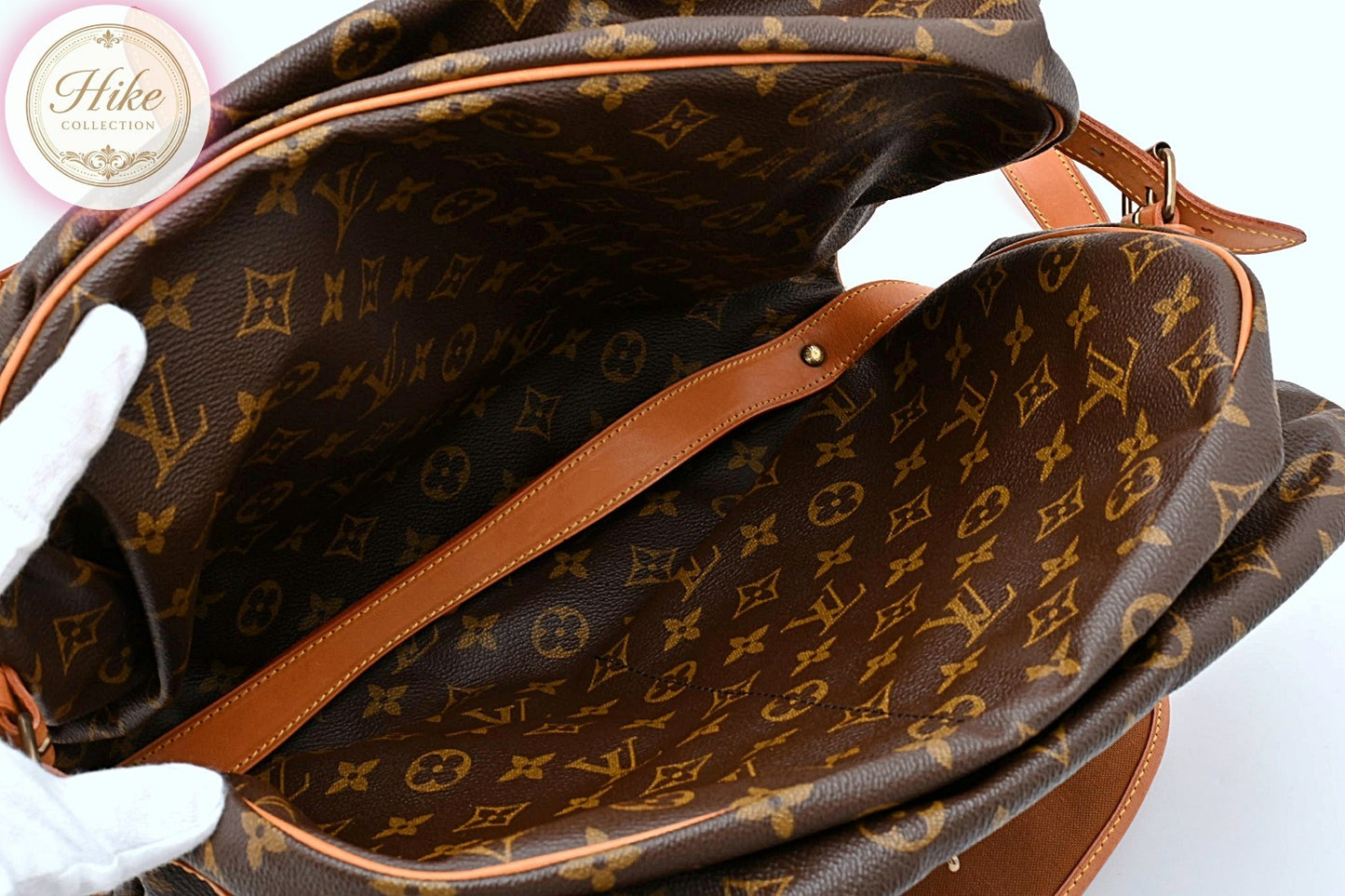 Louis Vuitton Saumur 43 Monogram Brown Shoulder Bag M42252 Auth Condition A #80