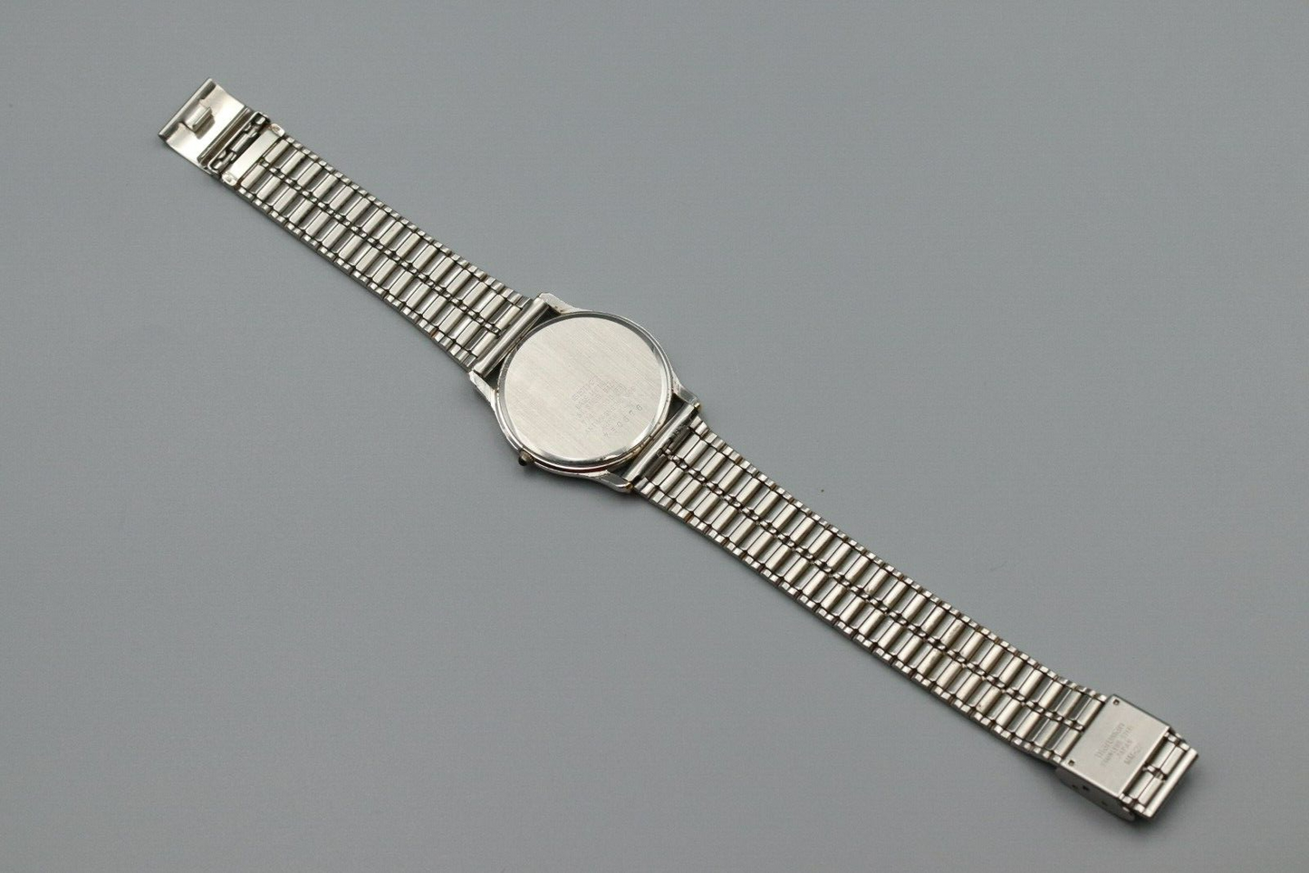 *Exc+5* Vintage 1997/5 SEIKO DOLCE 7741-6030 Quartz Gold Dial Mens Watch JAPAN