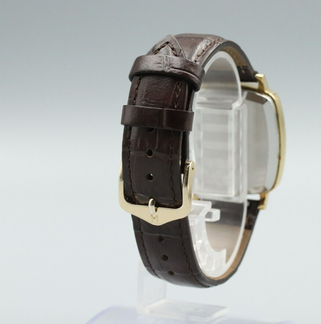 *NEAR MINT* Vintage OMEGA De Ville Cal.1012 Automatic Gold Dial Date Mens Watch