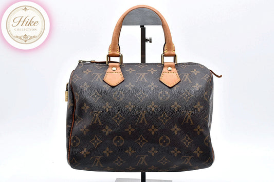 Louis Vuitton Speedy 25 Monogram Handbag M41528 Authentic Condition *AB* B0113