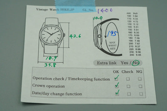 *MINT*Vintage 1977 SEIKO Sportsman 6602-9981 Hand Wind Silver 36mm Mens Watch
