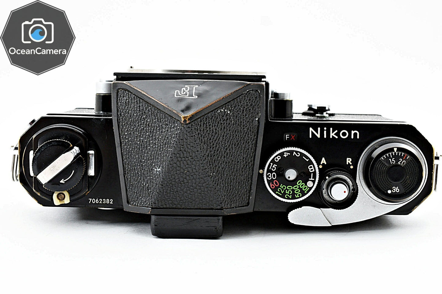 SN706xxxx *Exc+5* Nikon F Eye Level Black 35mm SLR Film Camera Body From JAPAN