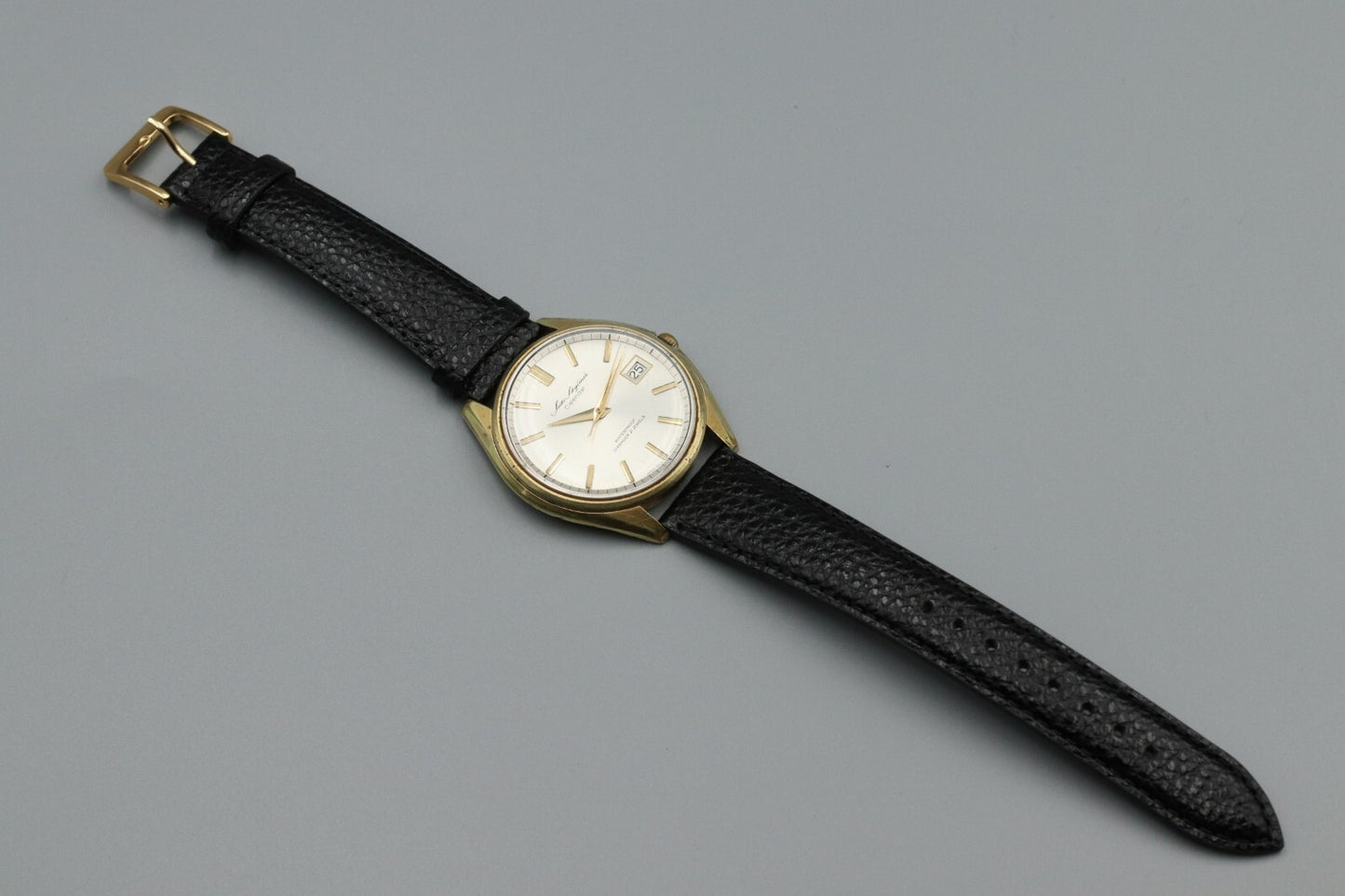 *Exc+4* Vintage SEIKO Skyliner 6222-8000 Hand Winding Gold Dial Date Mens Watch
