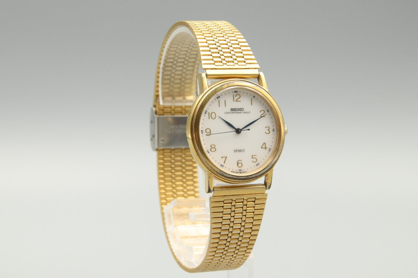 Exc+5 Vintage SEIKO Spirt 5S21-6000 Sweeping Second Hand Mens Quartz Watch JP