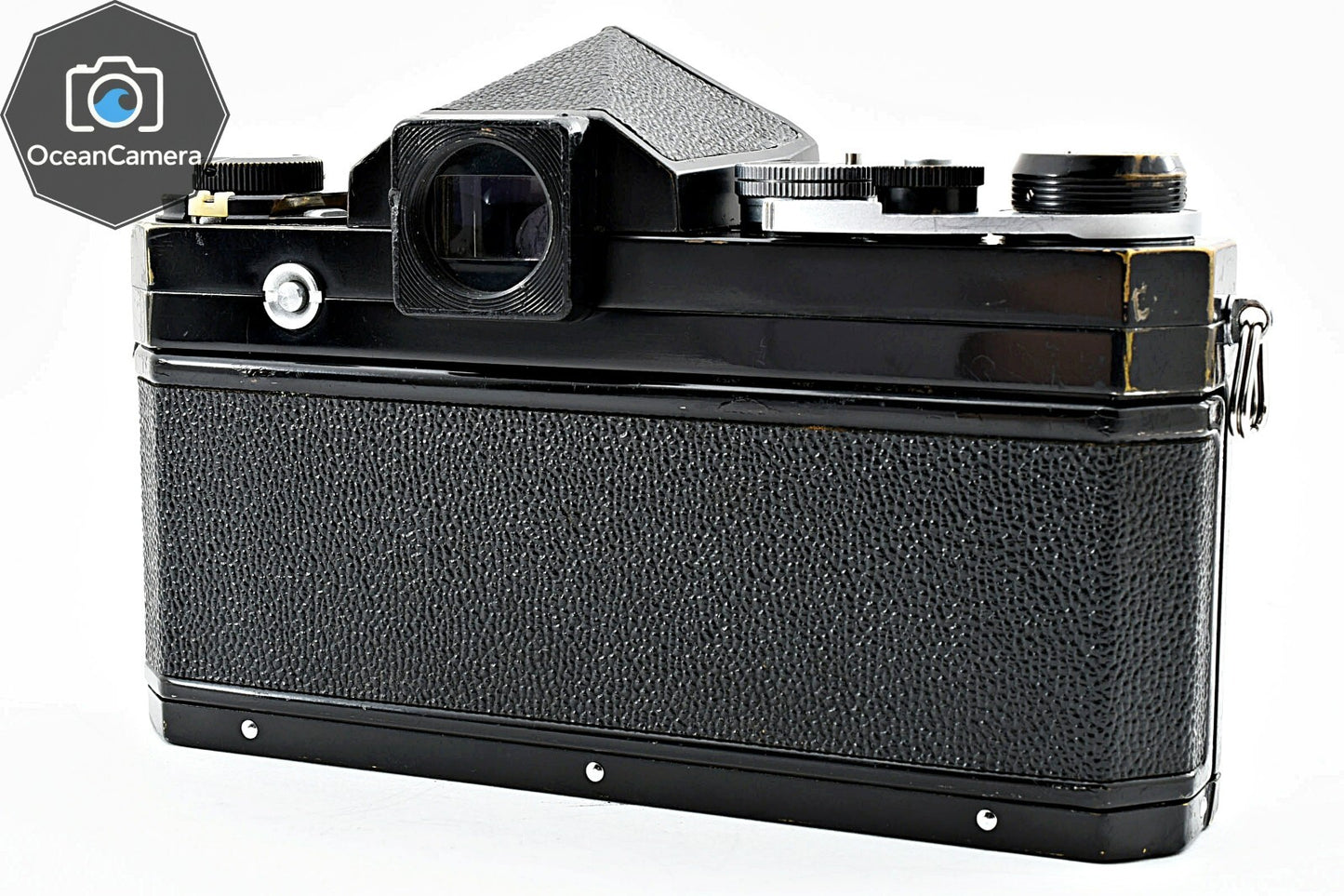 SN706xxxx *Exc+5* Nikon F Eye Level Black 35mm SLR Film Camera Body From JAPAN