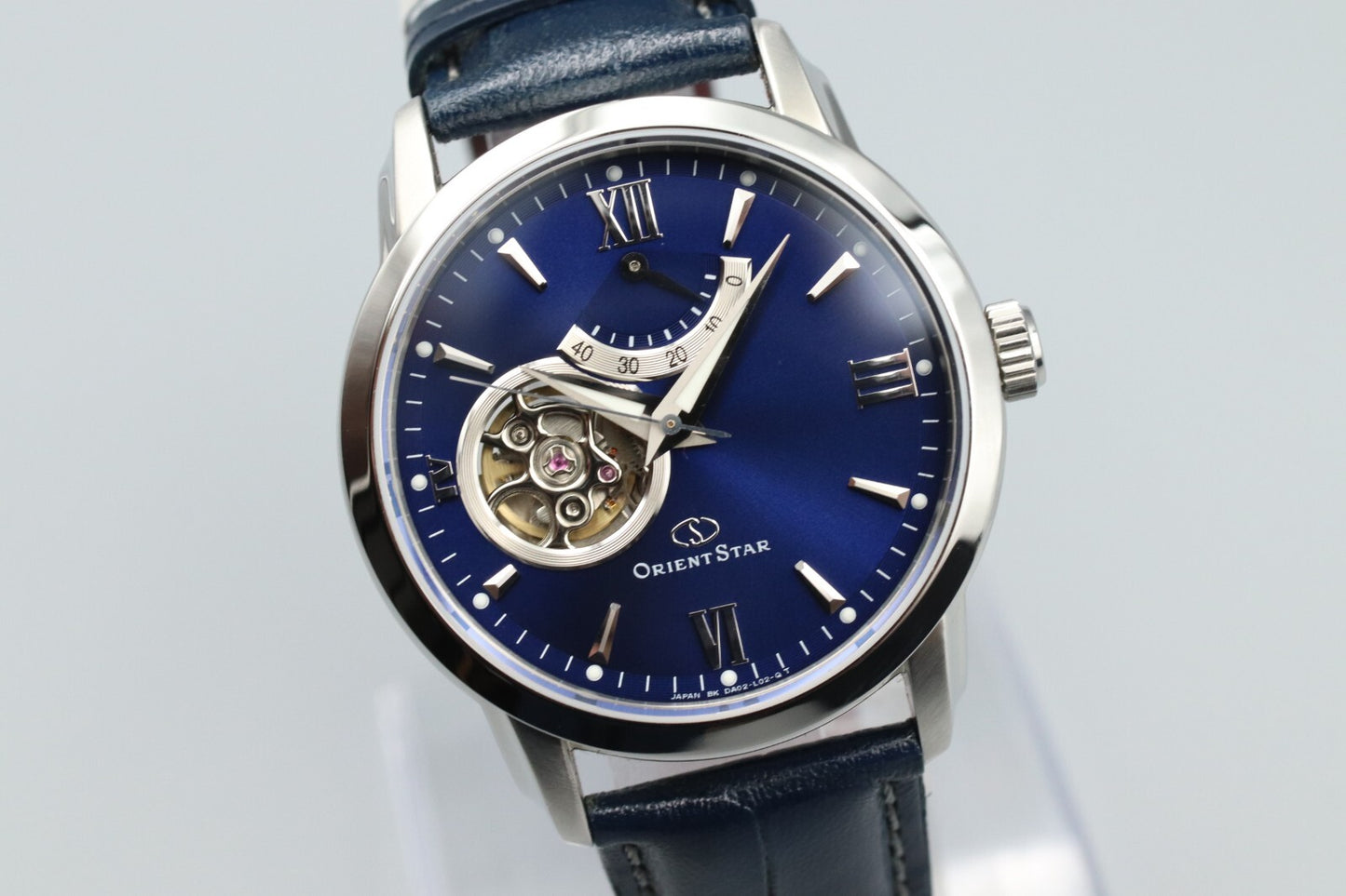 *almost UNUSED* ORIENT Star DA02-C0-B Automatic Blue Dial Mens Watch From JAPAN
