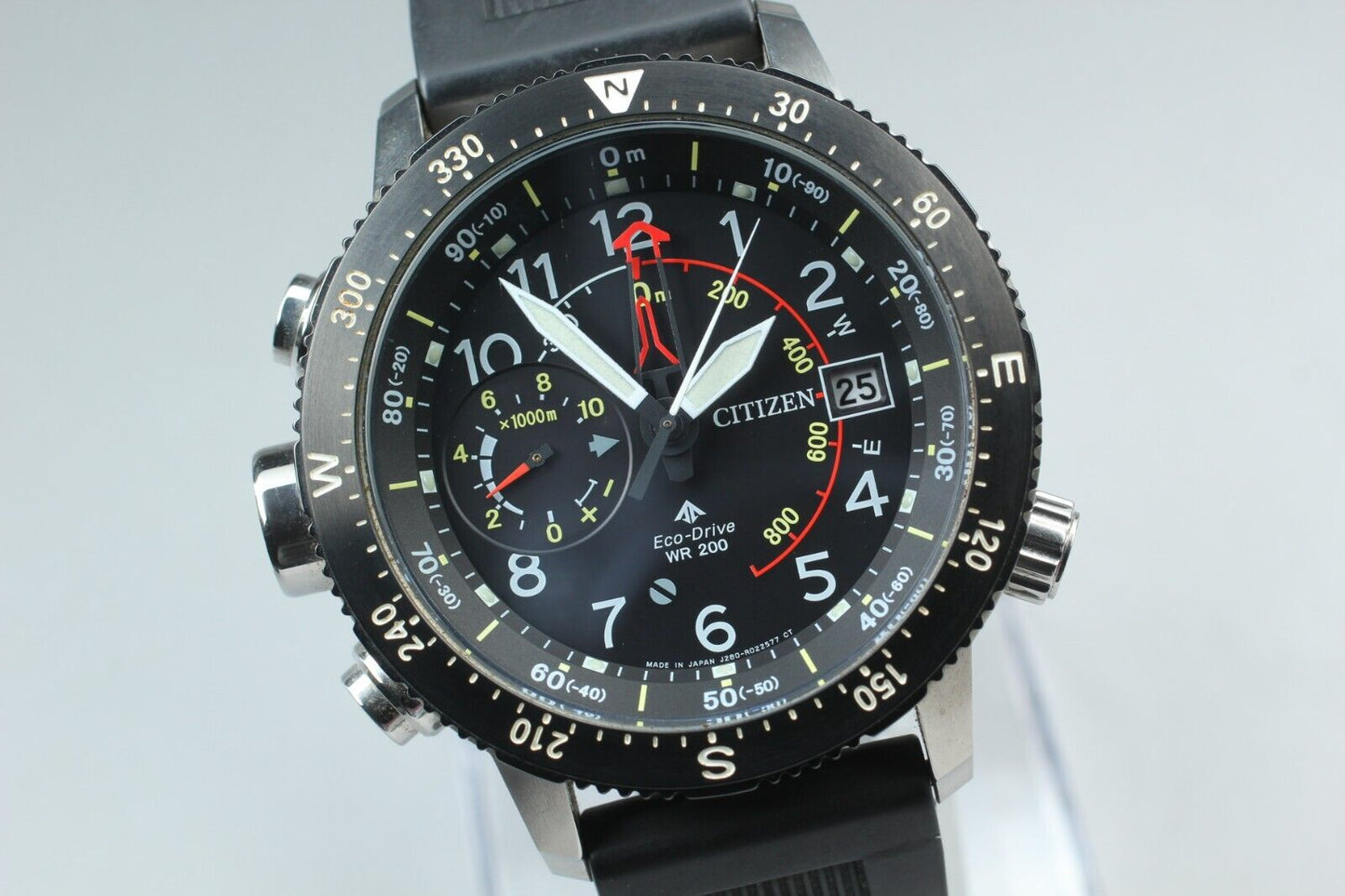 **MINT** Citizen Promaster J280-R008455 Date Eco Drive Solar Mens Watch JAPAN