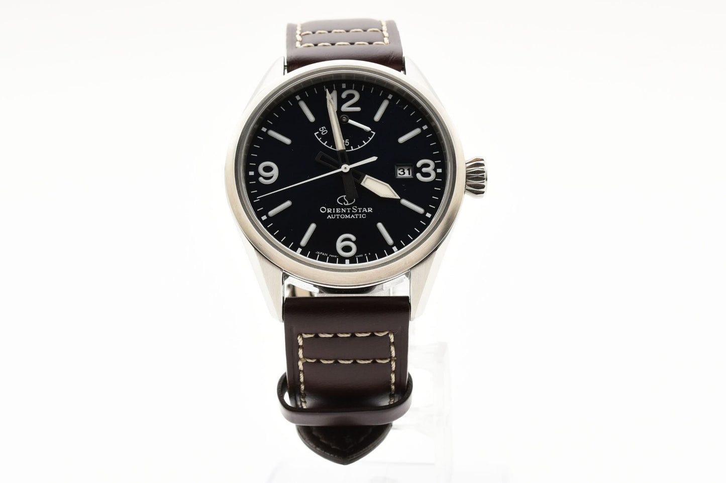 **TOP MINT** Orient Star Epson RE-AU0207L00B Blue Automatic Men's Watch JAPAN