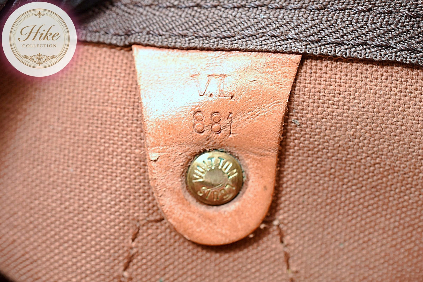 Louis Vuitton Speedy 30 Monogram Brown Handbag M41526 Authentic Condition SA #34