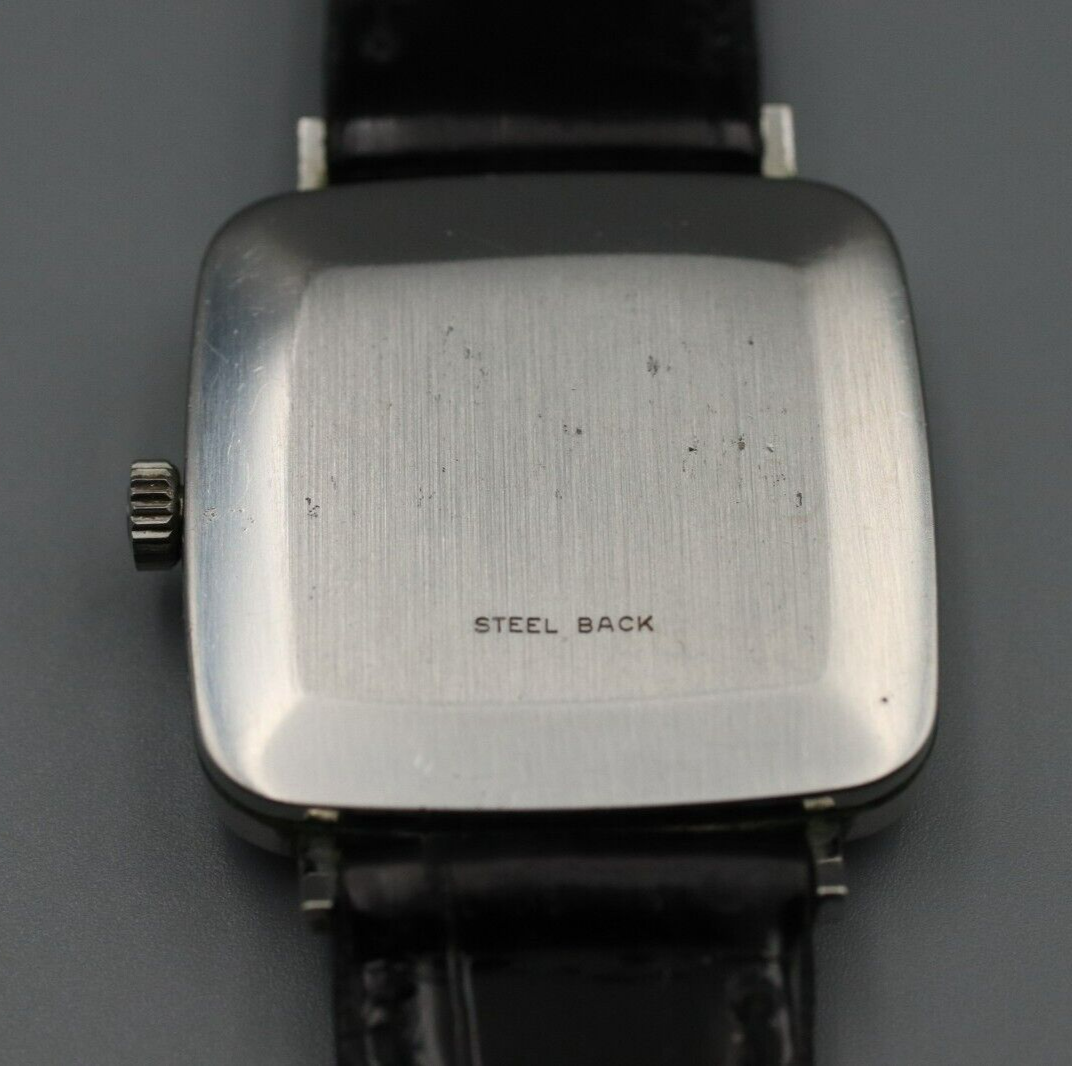 *Exc+5* Vintage OMEGA Geneve Cal.625 Hand Winding Silver Dial Square Women Watch