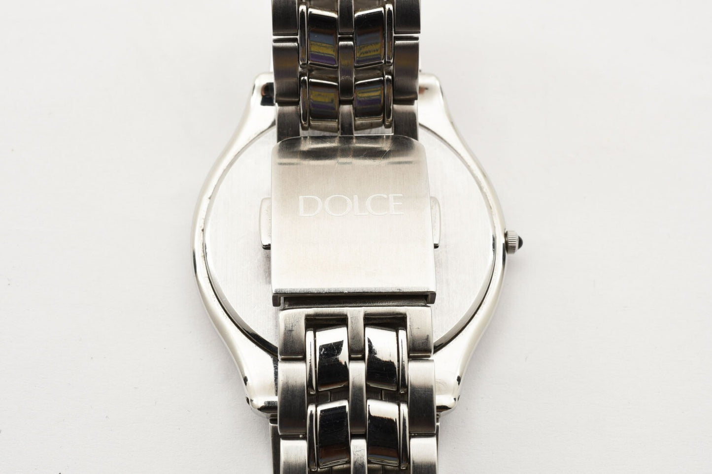 Near MINT Seiko Dolce 8J41-6030 silver Mens Vintage Watch From JAPAN