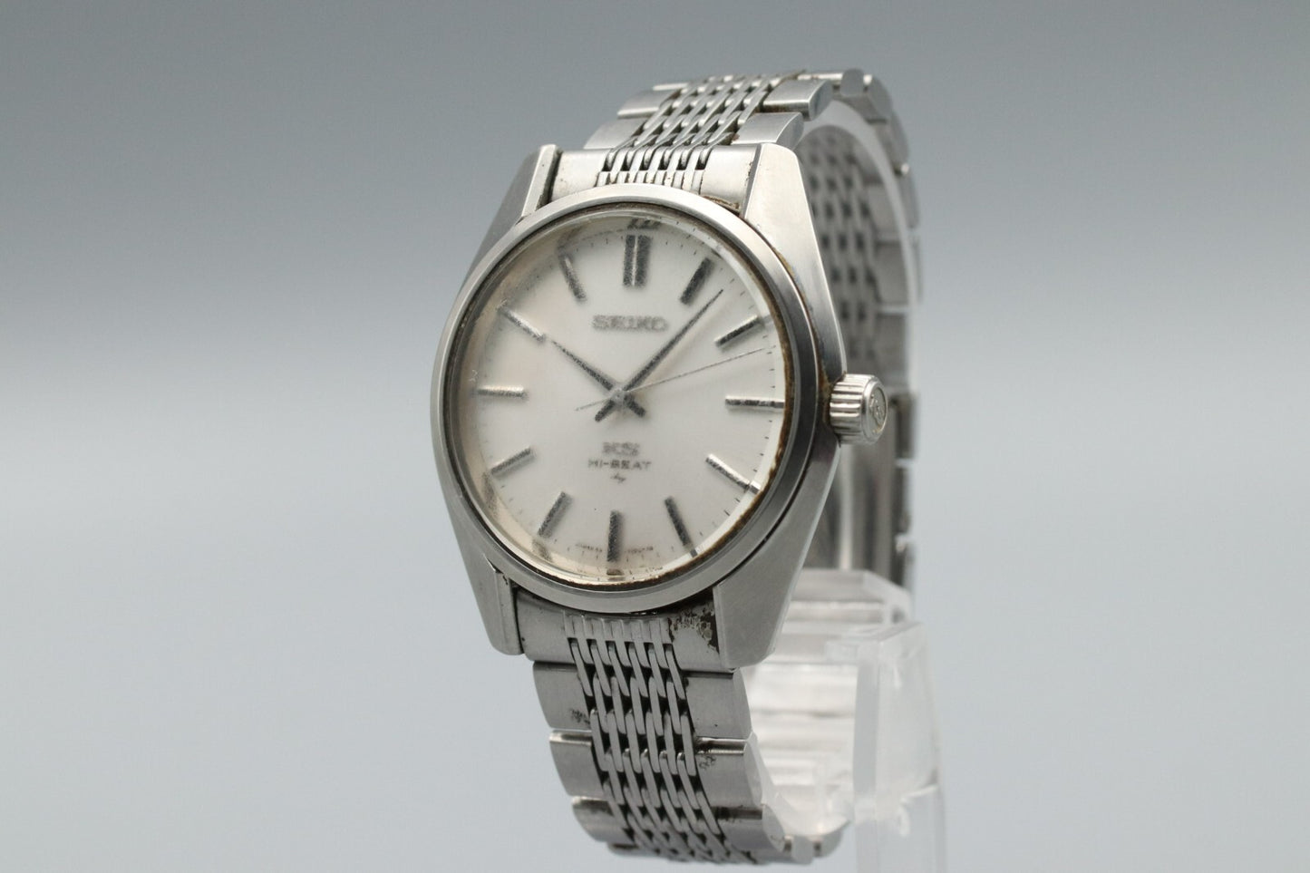 *Exc+5* Vintage SEIKO King Hi Beat KS 45-7001 Hand Winding White Dial Mens Watch