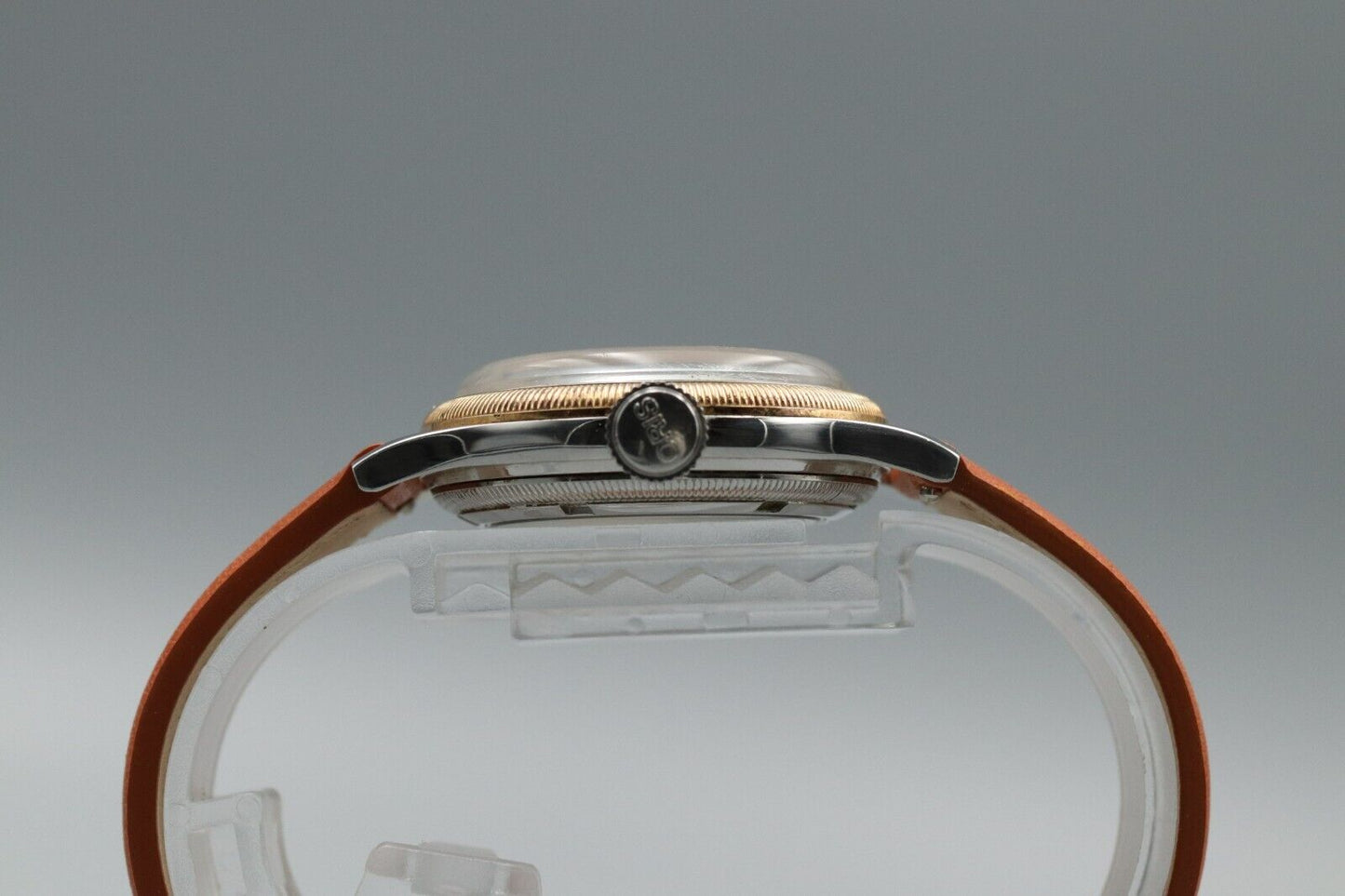 *NEAR MINT* ORIS 7400 Big Crown Pointer Date Gold Automatic 32mm Watch JAPAN