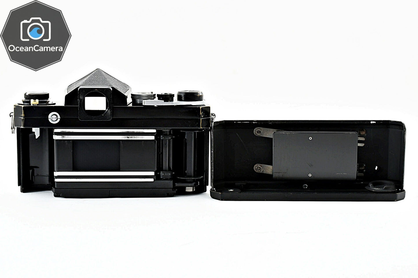 SN706xxxx *Exc+5* Nikon F Eye Level Black 35mm SLR Film Camera Body From JAPAN