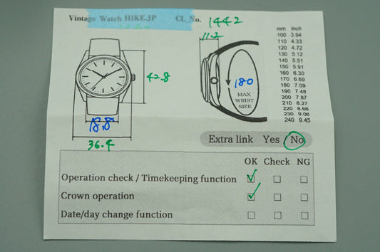 *Exc+5* Vintage SEIKO matic 15007DE Automatic Silver Dial Round 36mm Mens Watch