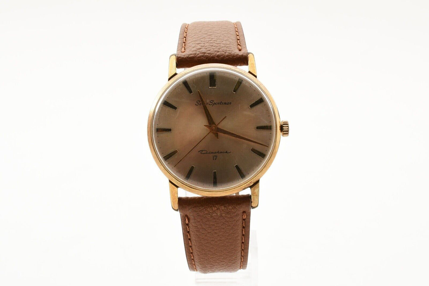 *Excellent+5* SEIKO 15019E Sportsman Watch Mens Hand Winding Analog 17 Jewels