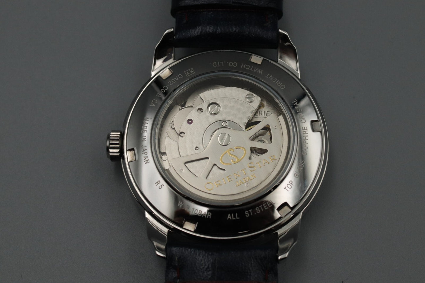 *almost UNUSED* ORIENT Star DA02-C0-B Automatic Blue Dial Mens Watch From JAPAN