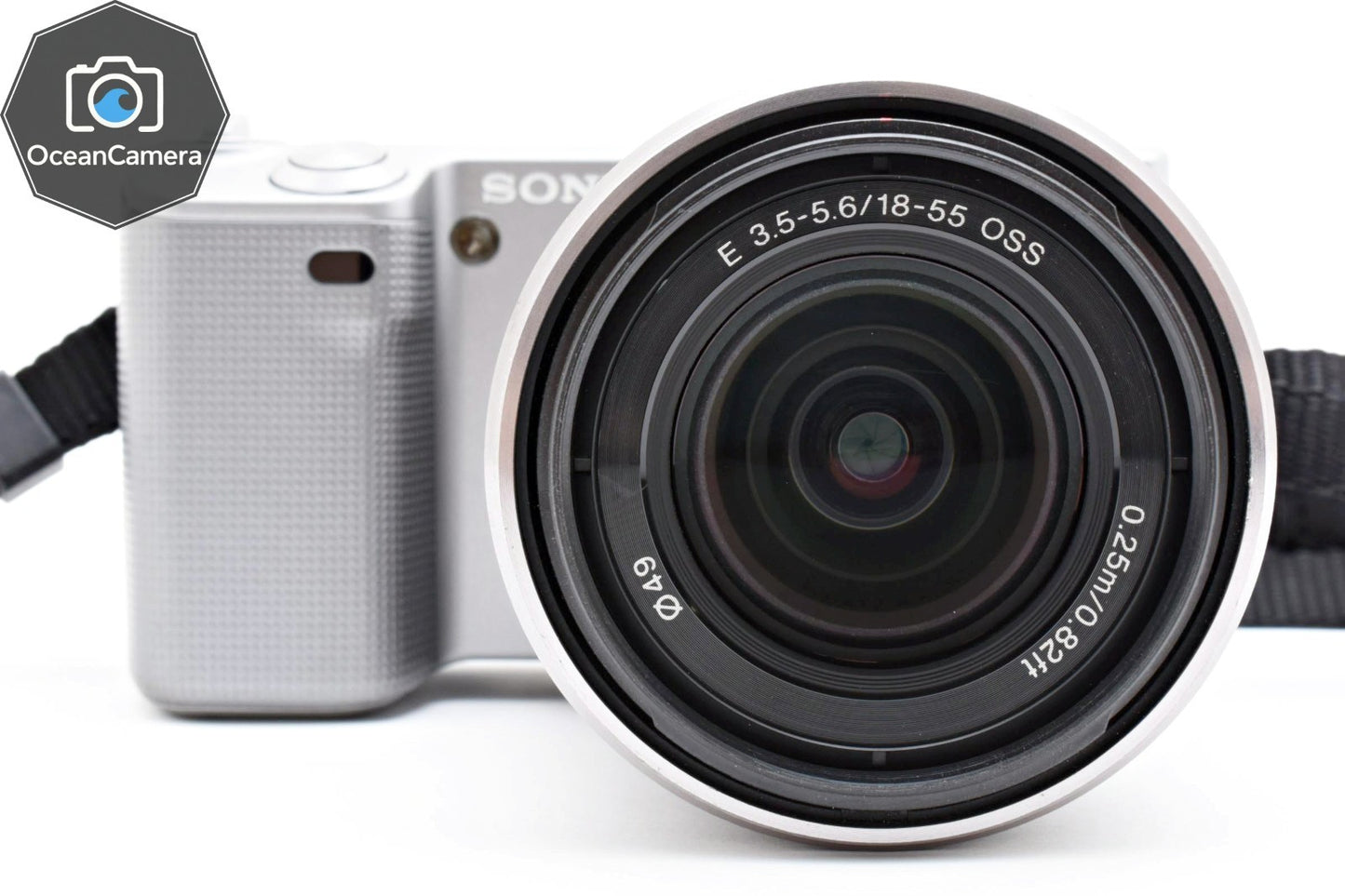 SONY NEX-5 Silver Mirrorless Digital Camera 18-55mm Lens Japanese language only