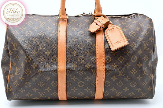 Louis Vuitton Keepall 45 Monogram Handbag M41428 Authentic Condition *AB* B0129