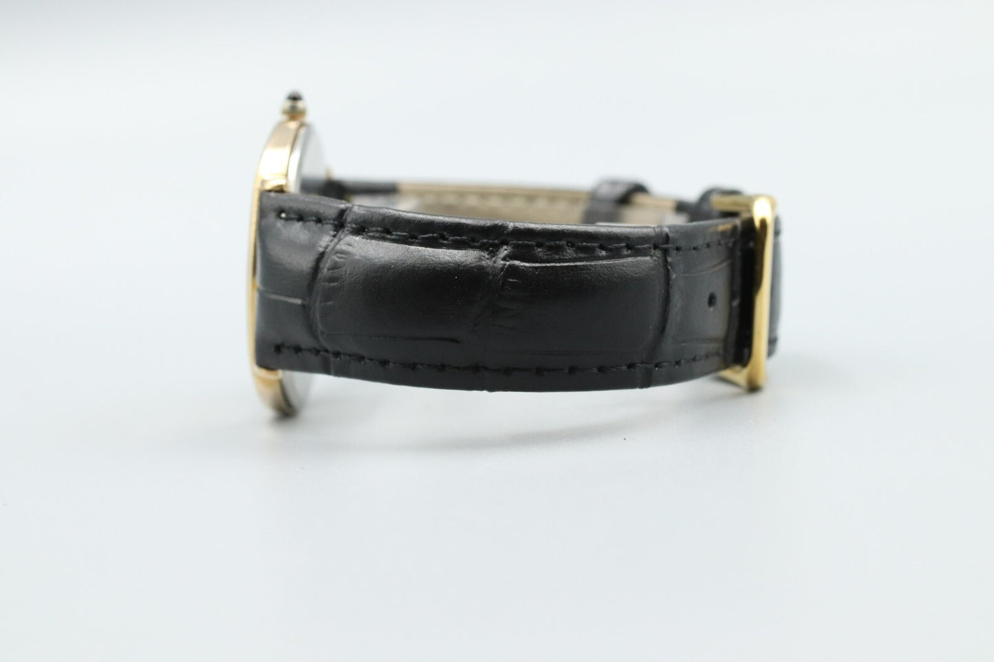**NEAR MINT** Vintage SEIKO Dolce 6020-5630 Quartz Gold Dial Octagon Mens Watch