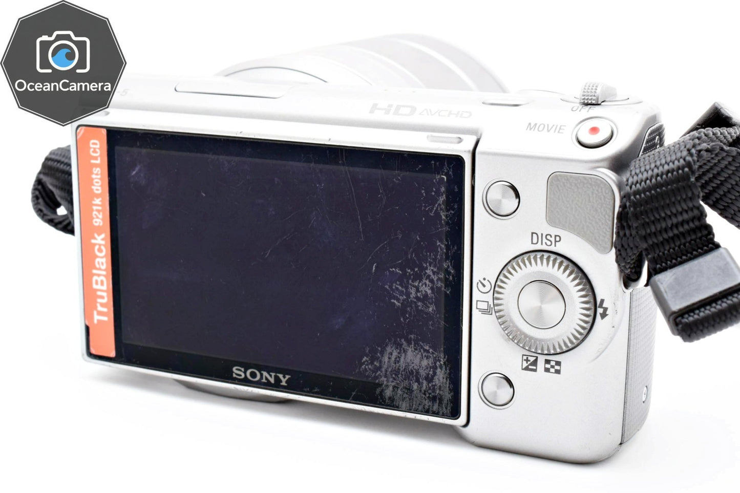 SONY NEX-5 Silver Mirrorless Digital Camera 18-55mm Lens Japanese language only