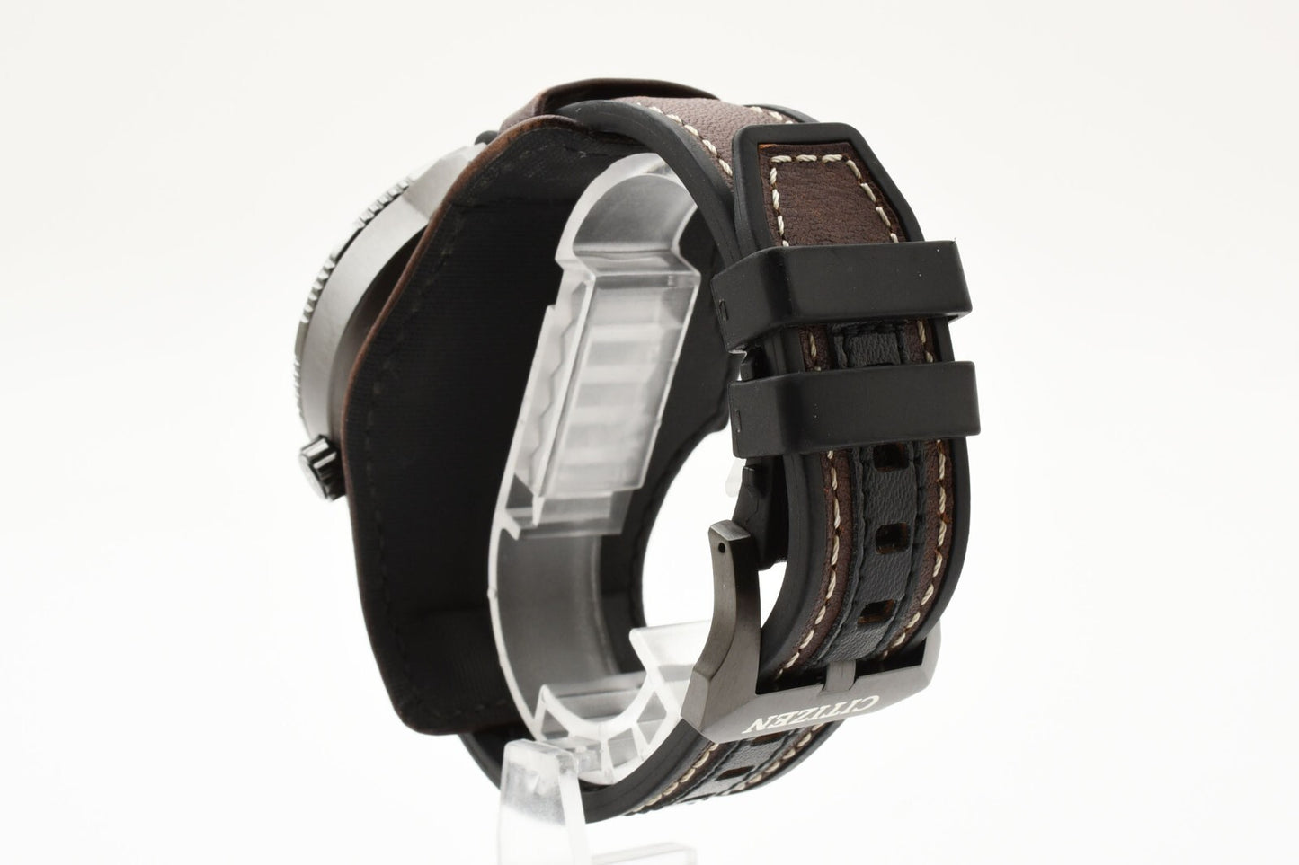 TOP MINT Citizen QZ J280-R013581 Solar Promaster Date Black Mens Wristwatch JP