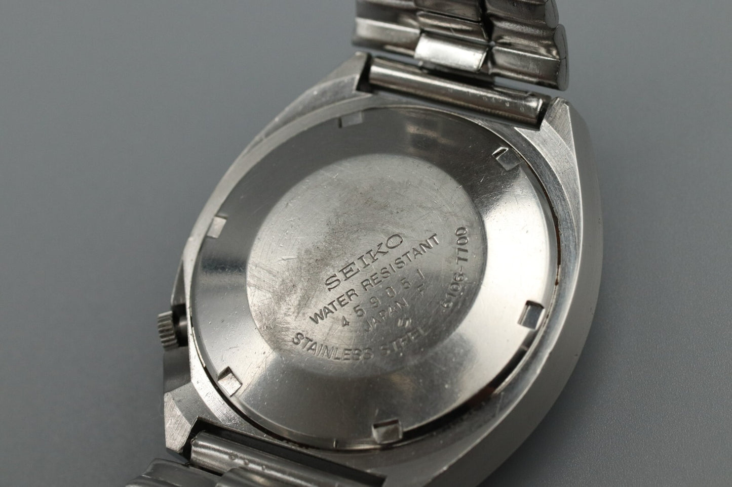 1974/5 Vintage Seiko 5 Actus 6106-7700 Watch Automatic Khaki Dial Day Date 23J