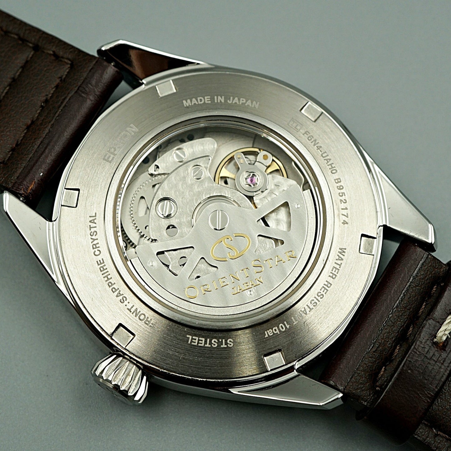 **TOP MINT** Orient Star Epson RE-AU0207L00B Blue Automatic Men's Watch JAPAN